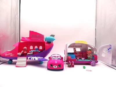 Shopkins air Shoppies куклы Air Skyanna реактивный самолет самолет кемпер и автомобиль - Изображение 1 из 4