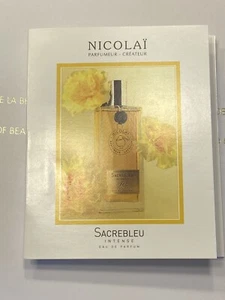 Parfums De Nicolai Sacrebleu Intense EDP 1.8 ml Official Carded Sample - Picture 1 of 2