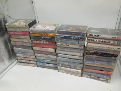DA5 49x Pop Rock Dance Cassette Tape Lot: RARE Madonna Cher Celine Dion - Image 1 of 4