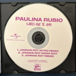 Paulina Rubio Sabes Que Te Amo Remixes CD Promo DJ Single 3 tracks - Picture 1 of 1