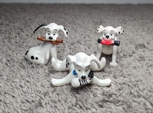 Vintage Lot of 3 101 Dalmations Plastic Figures - Picture 1 of 6