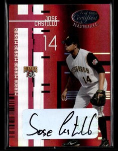 2005 Leaf Certified Mirror Auto Red #173 Jose Castillo /250