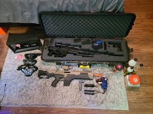 Wellfire boltaction, CSI STAR, H&K pistol, hardcase, and accesories - Picture 1 of 7