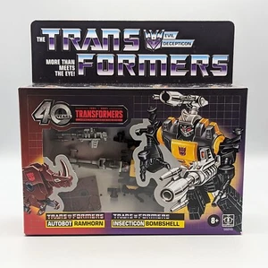 Hasbro Transformers 40th Anniversary Autobot Ramhorn & Insecticon Bombshell - Picture 1 of 6