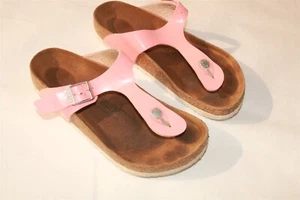 BIRKENSTOCK - Giza - Sandalias Tanga Mujer - Charol Rosa - TALLA 36 - Imagen 1 de 3