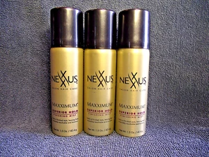 3 New Nexxus Comb Thru Finishing Mist Medium Hold Hair Spray 1.5 oz. Gold Can - Picture 1 of 3