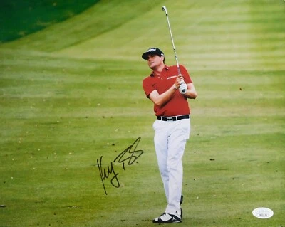 Foto mate firmada por Keegan Bradley PGA golfista 11x14 autenticada por JSA Foto 1 de 2