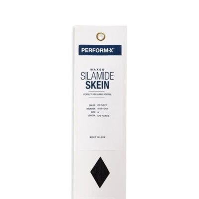 N.B.T FURRIER WAXED SKEIN For Hand Sewing  675 YD. Made In USA  DARK NAVY BLUE - Image 1 of 4