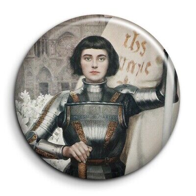 Jeanne D'Arc Badge 38mm Button Pin • 1.49€