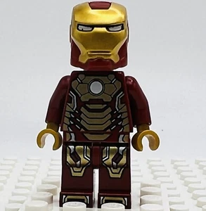 LEGO minifigure Iron Man 3 Mark 42 Armor Marvel sh072a 76007 (Plain White Head) - Picture 1 of 12
