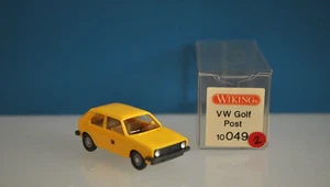 Wiking 10049 (49/2C) VW GOLF I "POST" (Yellow 2.8mm Horn) - NEW w/BOX - Picture 1 of 4