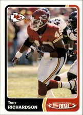 2003 Topps Total Football #48 Tony Richardson