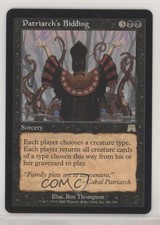 2002 Magic: The Gathering - Onslaught Patriarch's Bidding #161 n0n