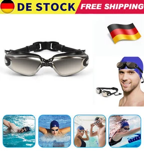 Schwimmbrille UV-Schutz & Anti-Fog Swimming Goggles für Erwachsene Herren Damen - Bild 1 von 12