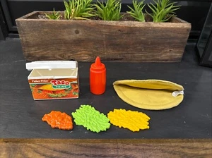 Taco Fisher Price Deluxe de colección diversión con comida 2139 1987 - Imagen 1 de 6