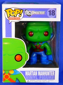 FUNKO POP! DC UNIVERSE #18 MARTIAN MANHUNTER VAULTED RETIRED - Picture 1 of 5