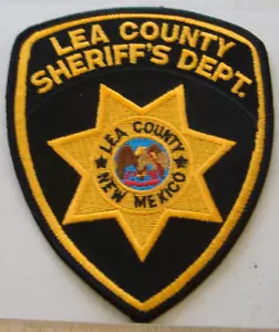 LEA COUNTY SHERIFF NEW MEXICO FABRIC PATCH - Picture 1 of 1