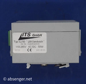 Heizung S2-50W-S S2/50 ITS GmbH Hutschienenmontage Heizwiderstand - Bild 1 von 3