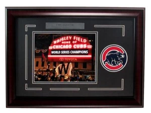Chicago Cubs World Series Champions Commemorative Photo Collage Framed 189607 - Picture 1 of 2