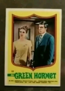 1966 THE GREEN HORNET #12 STICKER BRUCE LEE - Picture 1 of 1