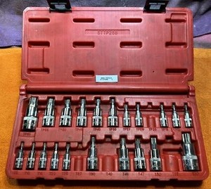 MAC Tools 25pc. Torx & Torx Plus Driver Set STTP25B Missing 4 & 2 Are Damaged - Picture 1 of 6