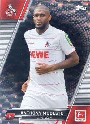 2021-22 TOPPS BUNDESLIGA  SPECKLE PARALLEL ANTHONY MODESTE NO. 106 - Image 1 of 2