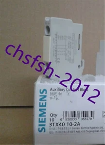2 pcs New IN Box Siemens 3TX4010-2A auxiliary contact switch - Picture 1 of 3