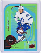 2022-23 upper deck Cole Koepke mvp colors and contours RC /20 #127