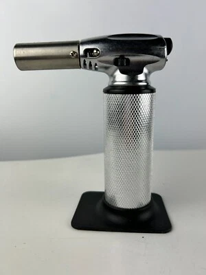 Encendedor Antorcha Cocina Butano Plateado Metálico Fácil Agarre RARO Butano Foto 1 de 4