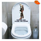 Assasins game adesivo Copriwater Sedile tavoletta WC Toilet seat sticker 1 pz.