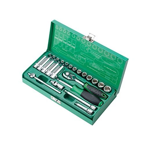 Eclipse Pro'sKit SK-22401M Drive Socket Tool Set, 24 Piece, 1/4" - Image 1 of 1
