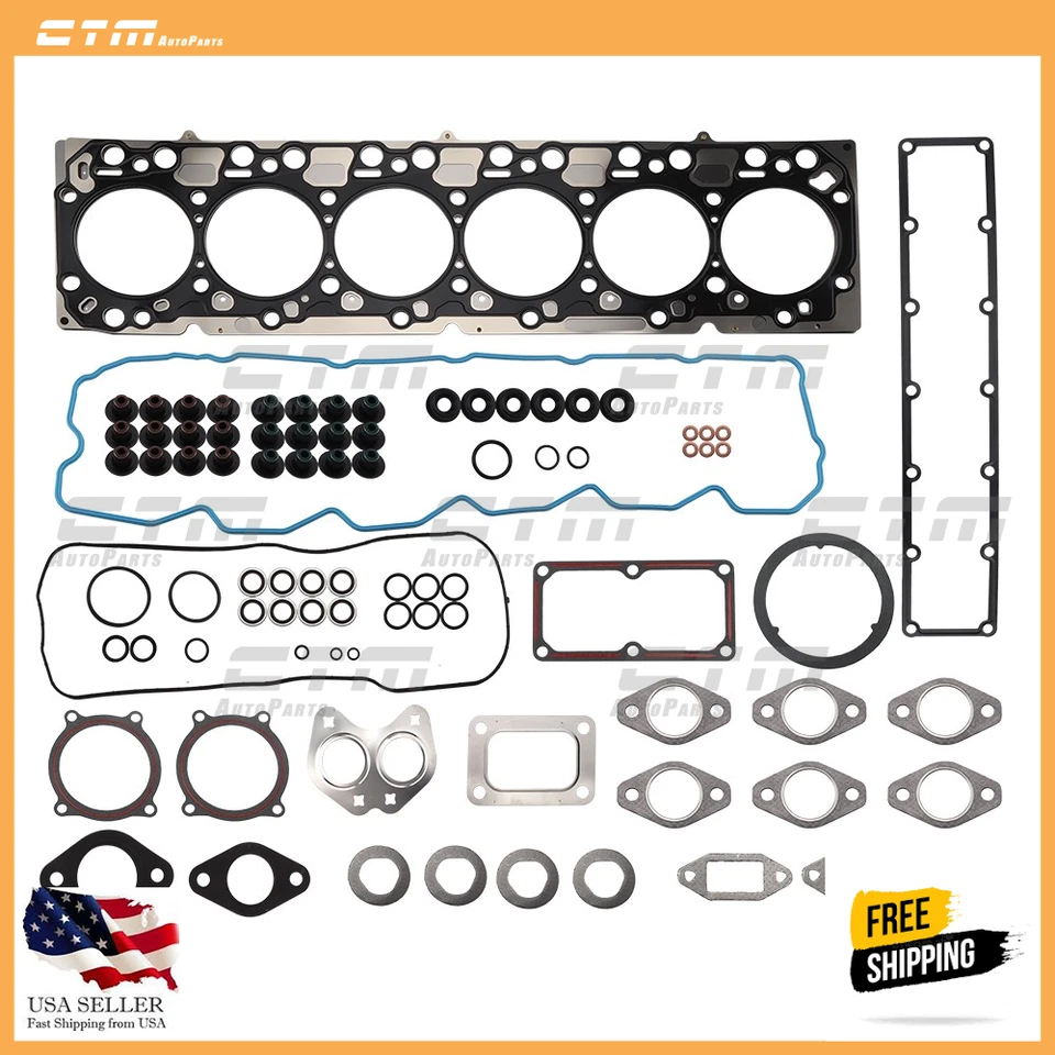 Head Gasket Set Fit 6.7 Cummins 07-12 Dodge Ram 2500 3500 4500 — 第 1/4 张图片