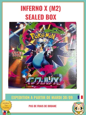 Inferno X Box MEGA Sealed Booster Box - M2 Pokemon Card Game Charizard - Image 1 of 4