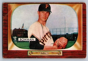 1955 Bowman #115 Roger Bowman Pittsburgh Pirates Rookie - Picture 1 of 3