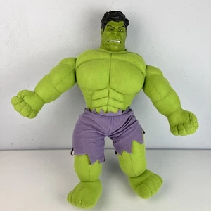 18” Marvel Universe Live Incredible Hulk Large Stuffed Plush Plastic Head G24 - Picture 1 of 8