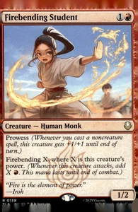 Firebending Student R Avatar: The Last Airbender 139 NM - Picture 1 of 1