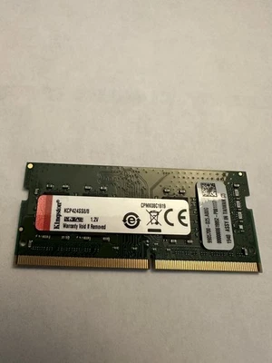 Kingston 8GB DDR4 2400 MHz PC4-19200 1Rx8 SODIMM Laptop Memory RAM (KCP424SS8/8) - Image 1 of 2