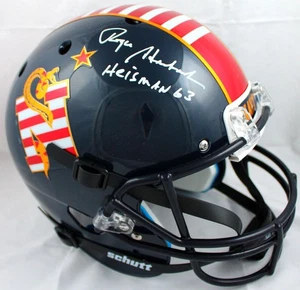 Roger Staubach Signed Navy F/S Schutt DTOM Helmet w/ Heisman-Beckett W Hologram - Picture 1 of 7