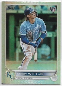 2022 Topps Update Bobby Witt Jr. #US100 Rookie Rainbow Foil Royals *CORNER* - Bild 1 von 2