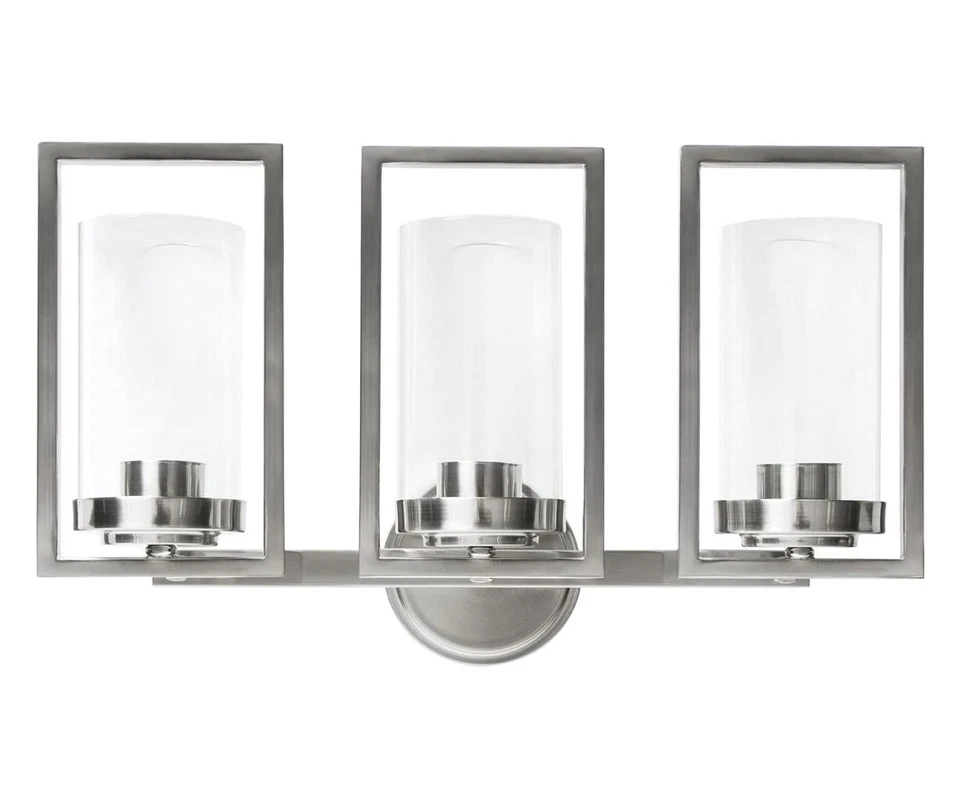 Arandela de parede Sunset Lighting F15003-80 Prestige, cetim brilhante níquel - Imagem 1 de 1