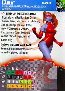 Laira - 023a.1 (Team Up Card) Uncommon M/NM Card Only Legacy Cards HeroClix - Picture 1 of 1