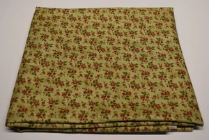 1 yard minus 100% COTTON FABRIC vienna nights 3 SISTERS moda SAGE MAUVE FLORAL - Picture 1 of 6