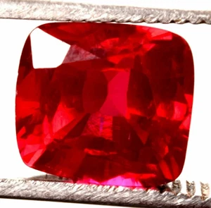15.05 Cts. Natural Mozambique Red Ruby Cushion Shape Certified Gemstone - Picture 1 of 4