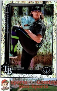 2025 Topps #179 Ryan Pepiot Silver Crackle Foilboard 007199 - Imagen 1 de 2