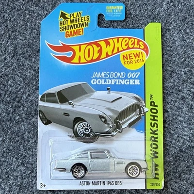 Aston Martin DB5 007 Goldfinger 1963 fundido a presión Mattel Hot Wheels Foto 1 de 4