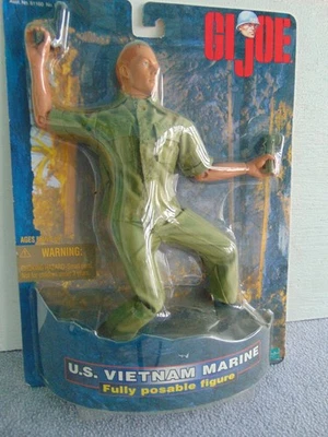 Hasbro Gi Joe 1998 Marina de los Estados Unidos de Vietnam figura totalmente posable nueva en paquete Foto 1 de 4