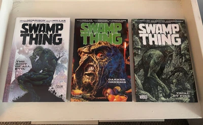 Swamp Thing de Mark Millar & Phil Hester Vol 1 2 3 Juego Completo TPB Tapa blanda Foto 1 de 3