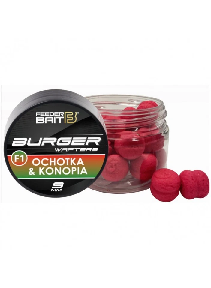 Feeder Bait Burger Wafters 9mm F1 & Hanf Method Feeder Karpfenangeln Köder - Bild 1 von 1