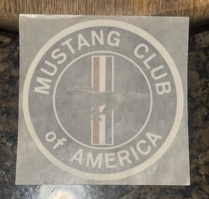 Calcomanía adhesiva Mustang Club of America - Imagen 1 de 4