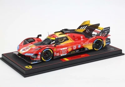1:18 BBR Ferrari 499P #50 Winner Le Mans 2024 Fuoco Molina +Showcase P18252A-VET - Immagine 1 di 2